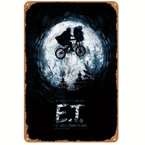 E.T. Metal Sign