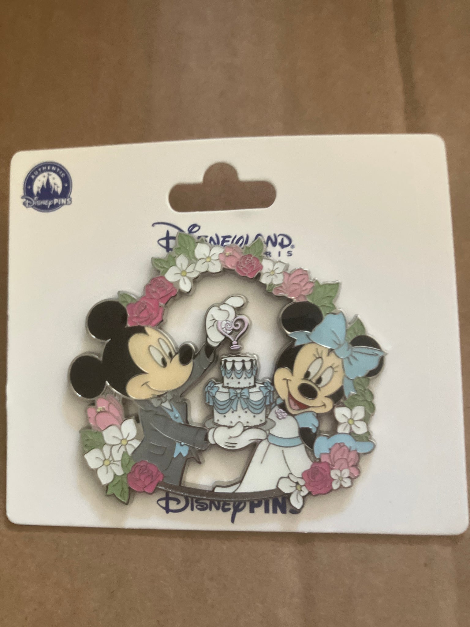 Mickey & Minnie Wedding Pin