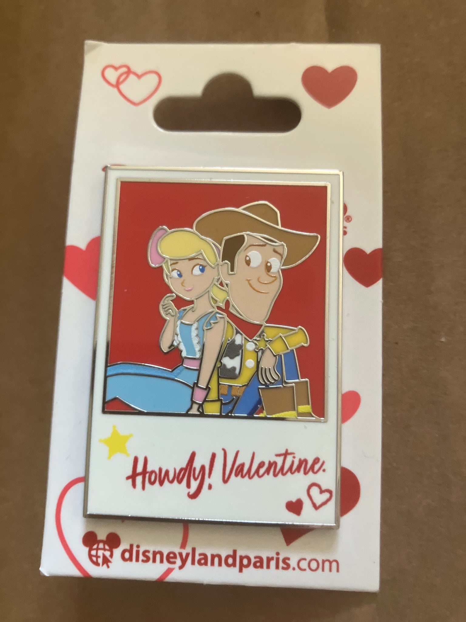Woody & Boo Beep Toy Story Pixar Pin