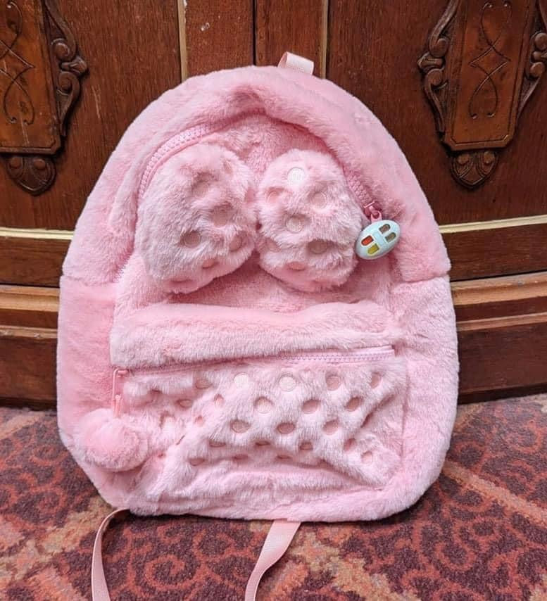 Pink Fluffy Disney Tas