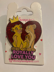 Simba & Nala Love Pin