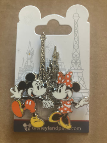 Mickey Mouse & Minnie Mouse Paris Pin