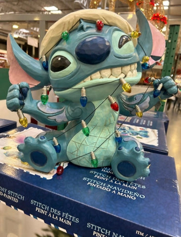 Stitch Groot Traditions Kerst Disney Beeld 38cm