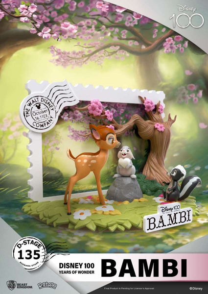 100th Anniversary - Bambi PVC Diorama Statue