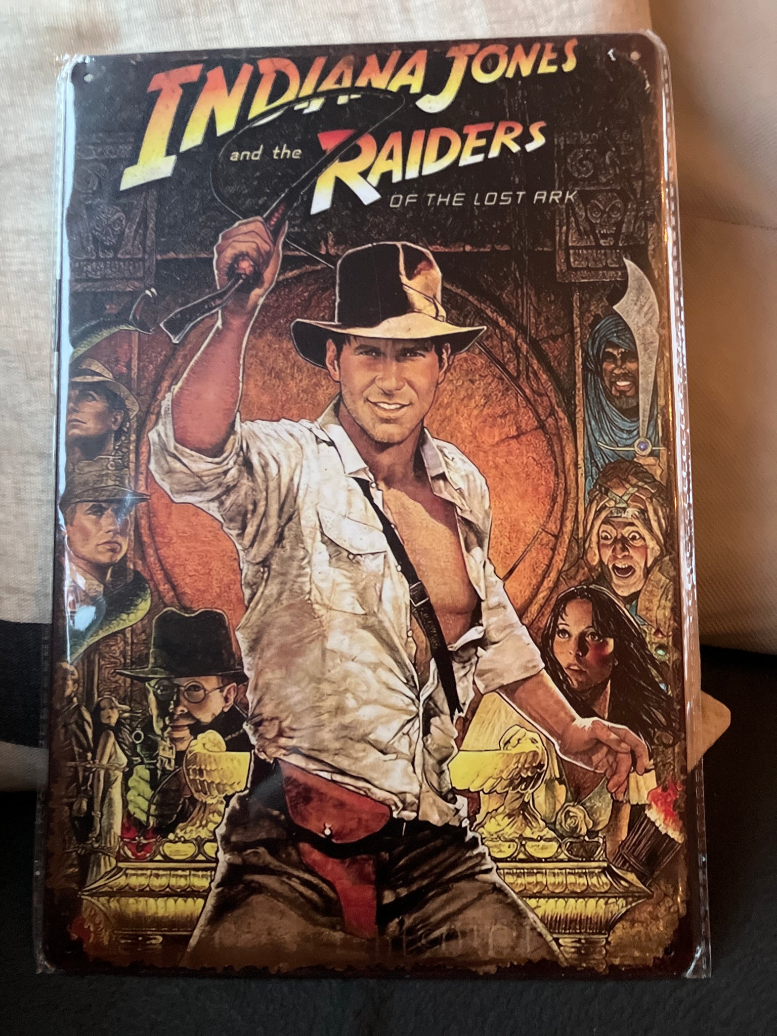 Indiana Jones Metal Sign