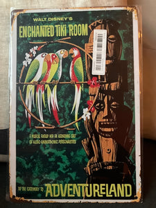 Tiki Room Metal Sign