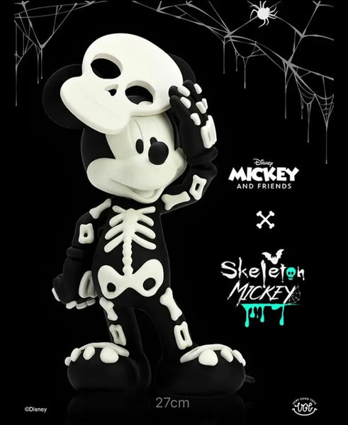 Mickey Mouse Skelet Halloween Disney Beeld