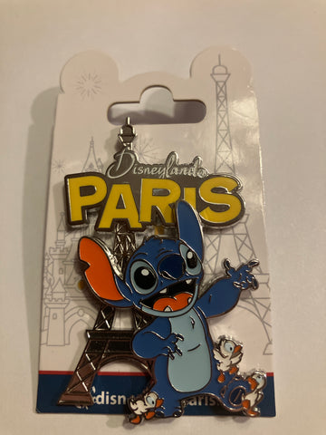 Stitch Paris Pin