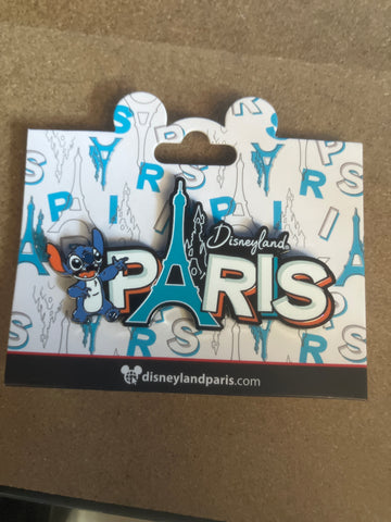 Stitch Paris Pin