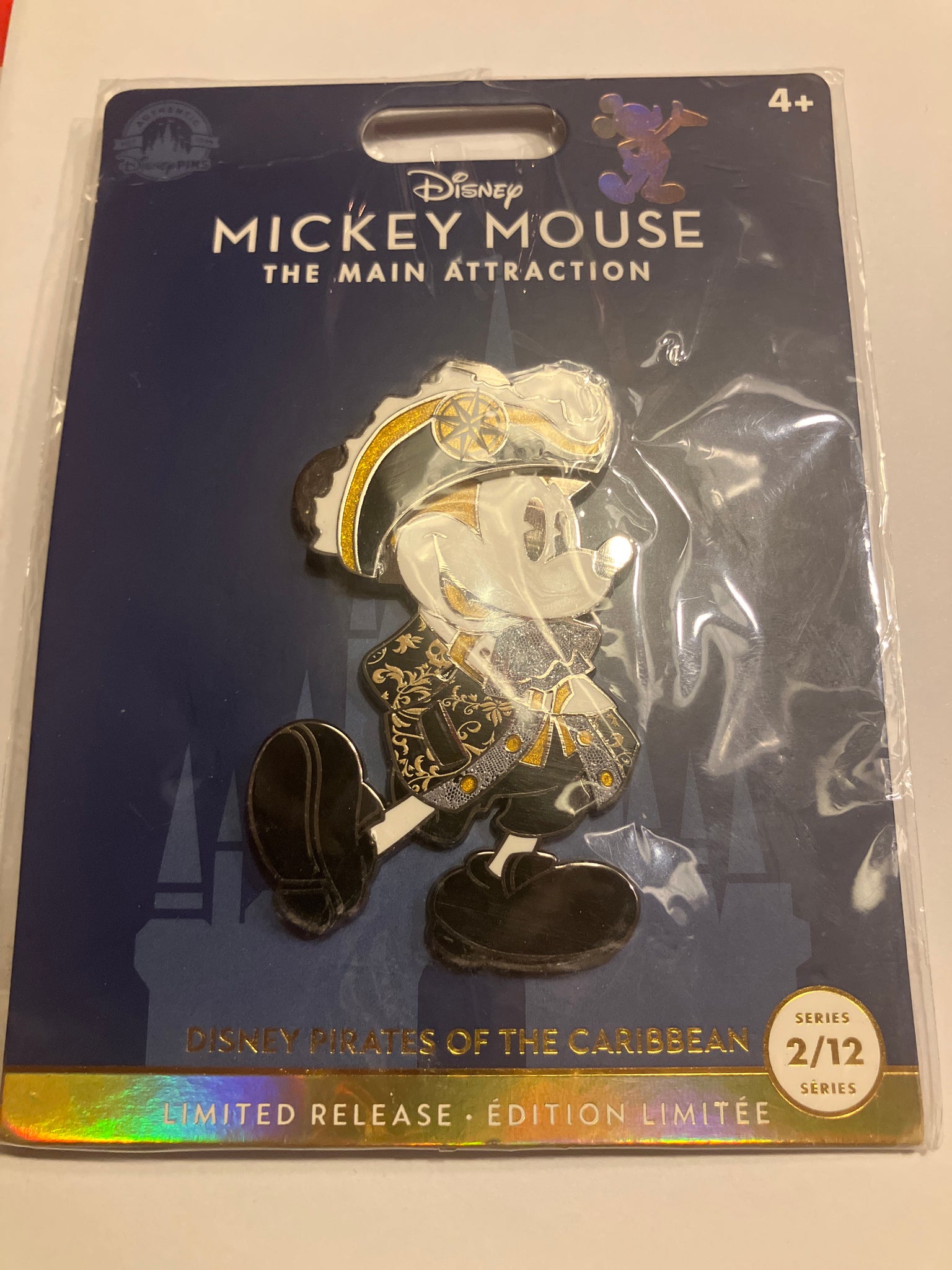 Pirates of the Caribbean Mickey Main Attraction Pin