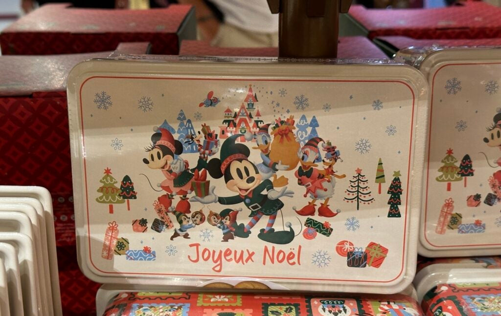 Mickey & Minnie Mouse Kerst Koekjesblik