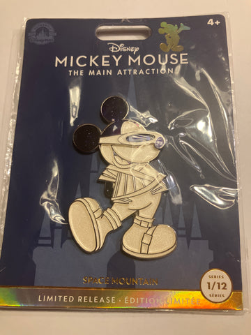 Space Mountain Mickey Main Attraction Pin