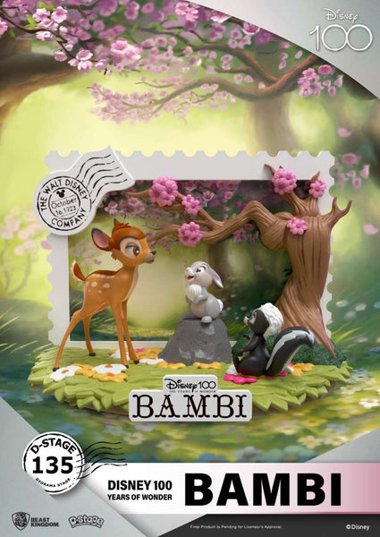 100th Anniversary - Bambi PVC Diorama Statue