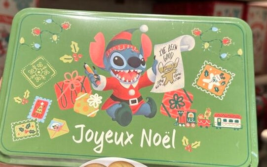 Stitch Kerst Koekjesblik