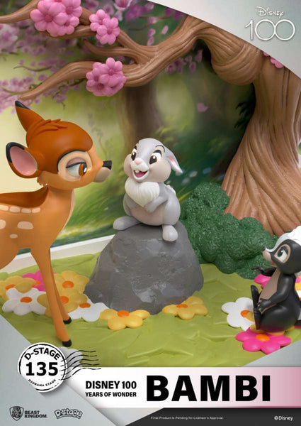 100th Anniversary - Bambi PVC Diorama Statue