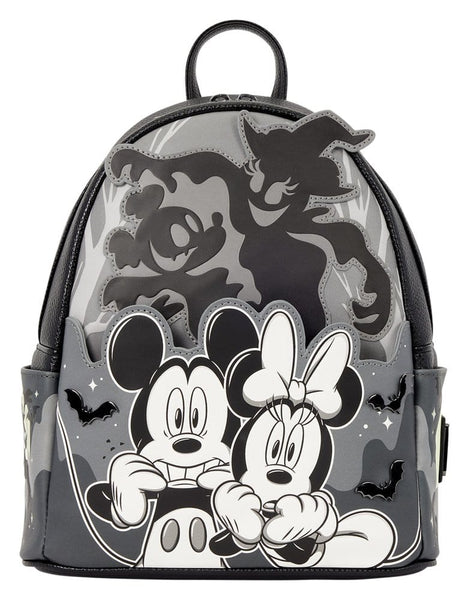 Mickey & Minnie by Loungefly Mini Backpack Ghost Light Up Glow Bags