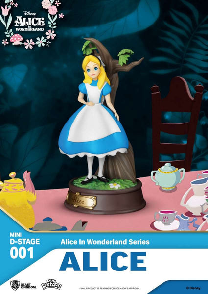 Alice in Wonderland - Mini PVC Diorama Set