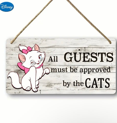 Marie Aristocats Disney Sign