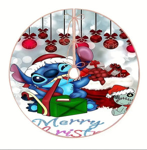 Weihnachtsbaumteppich Stitch &amp; Scrump