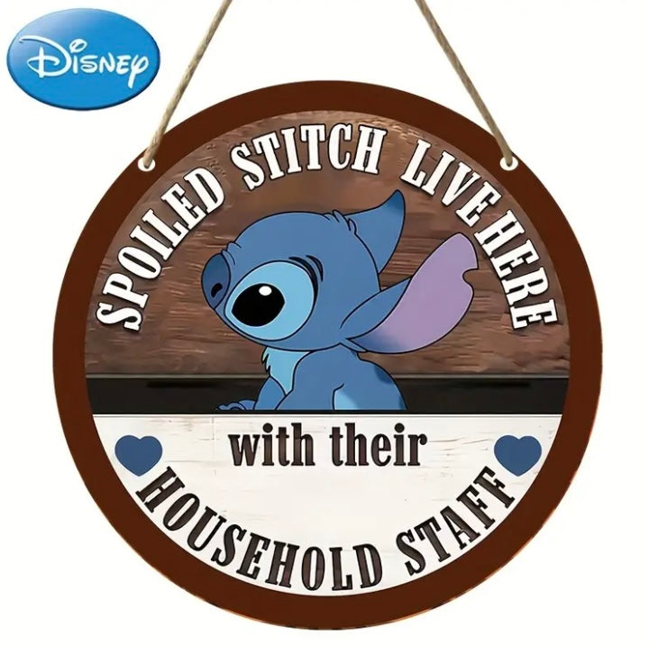 Stitch Wooden Disney Sign