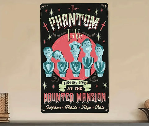 Haunted Mansion Disney Metal Sign