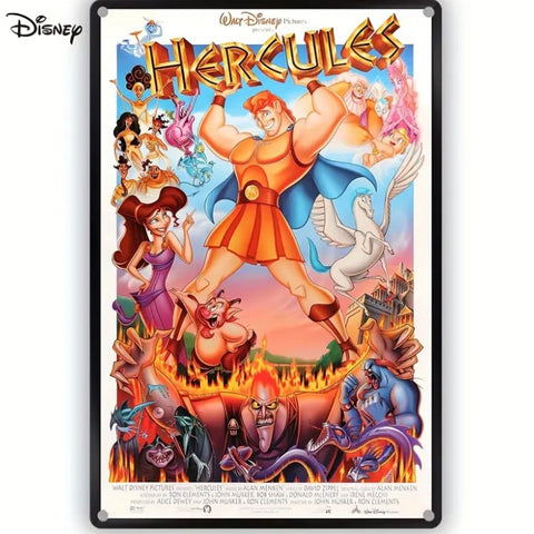 Hercules Disney Metal Sign