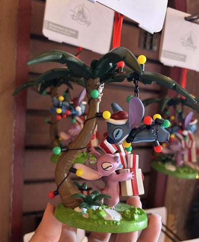 Stitch & Angel Ornament