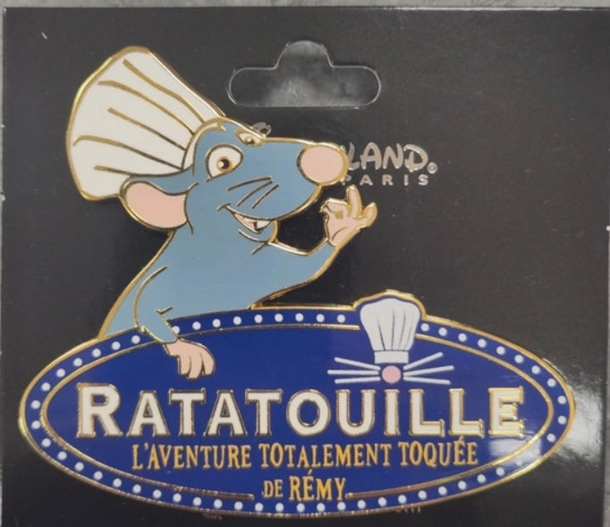 Remy Logo Attractie Disney Pin