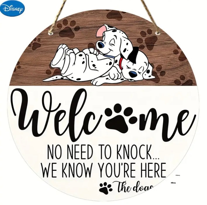 Dalmatiers Wooden Disney Sign