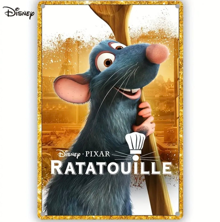 Ratatouille Disney Metal Sign