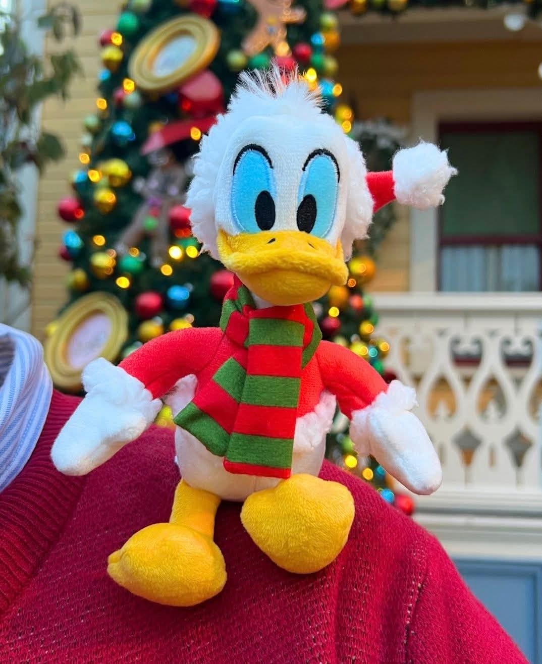 Donald Duck Kerst Schouderknuffel