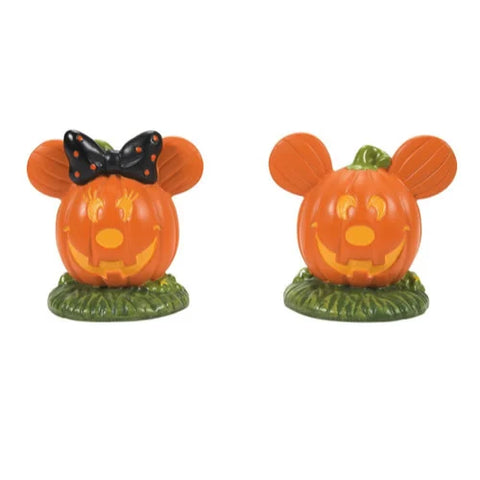 Mickey & Minnie Pompoentjes Halloween Dept 56