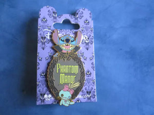 Stitch Phantom Manor Pin