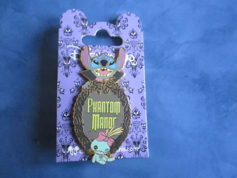 Stitch Phantom Manor Pin