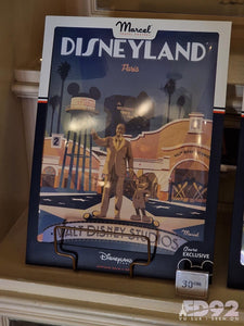 Walt Disney Studios Disneyland Paris Marcel Travel Poster