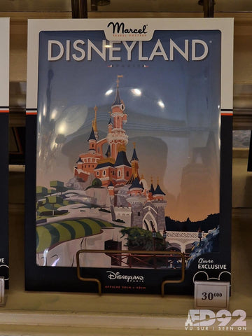 Kasteel Disneyland Paris Marcel Travel Poster