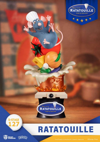 Remy Ratatouille Diorama Beast Kingdom Disney Beeld
