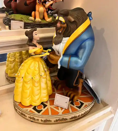 Disney-Statue „Die Schöne und das Biest“, groß, 35 cm