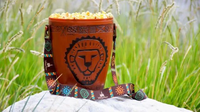 Cubo de palomitas de maíz del Rey León