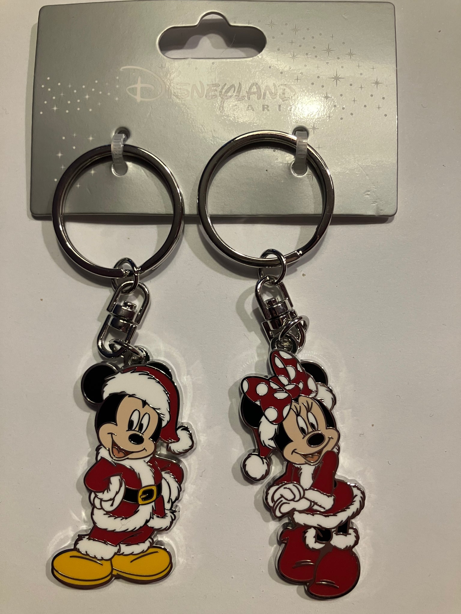 Llavero Navidad Mickey y Minnie