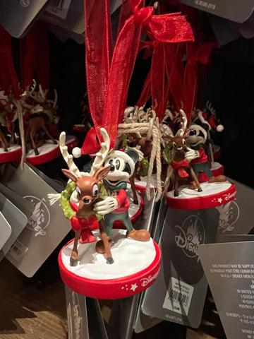 Mickey Mouse Rendier Ornament