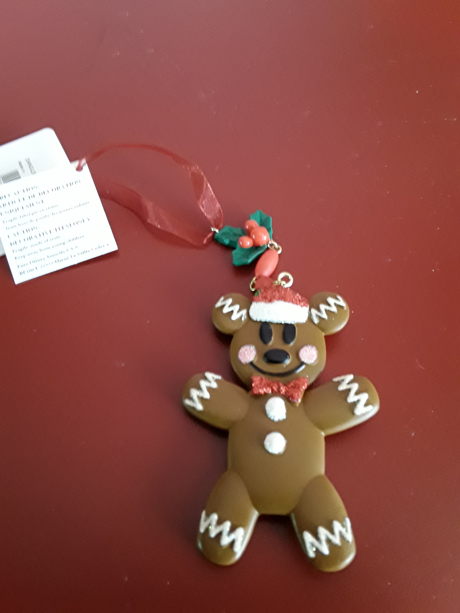 Gingerbread Mickey Koek Ornament