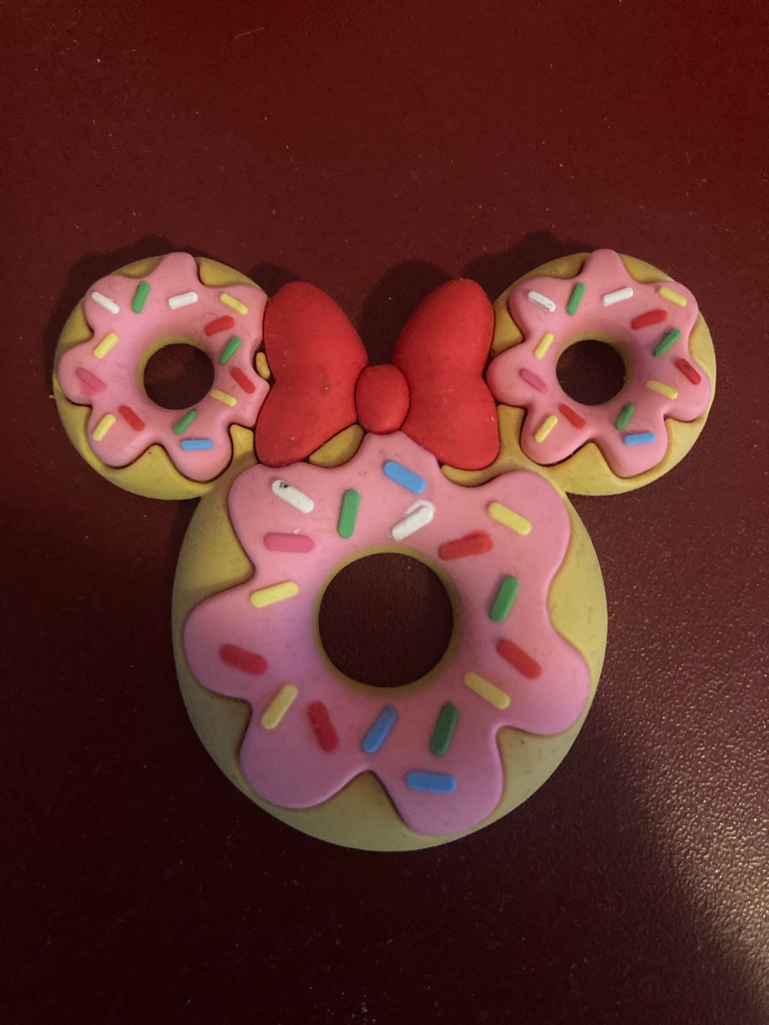 Minnie Mouse Donut Magneet